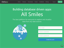 Tablet Screenshot of dbface.com